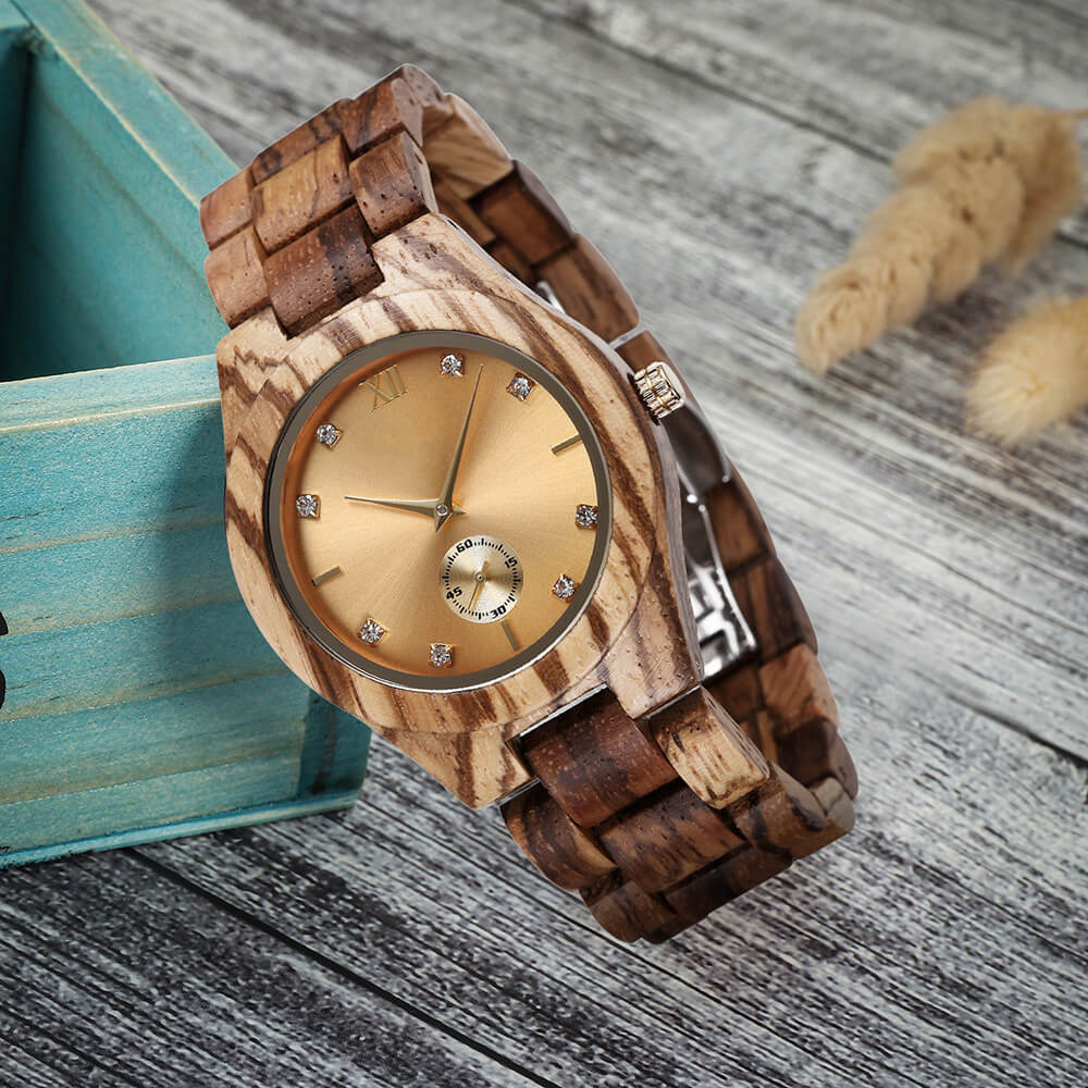 Classic Women Wood Watch - WoodCraft4You