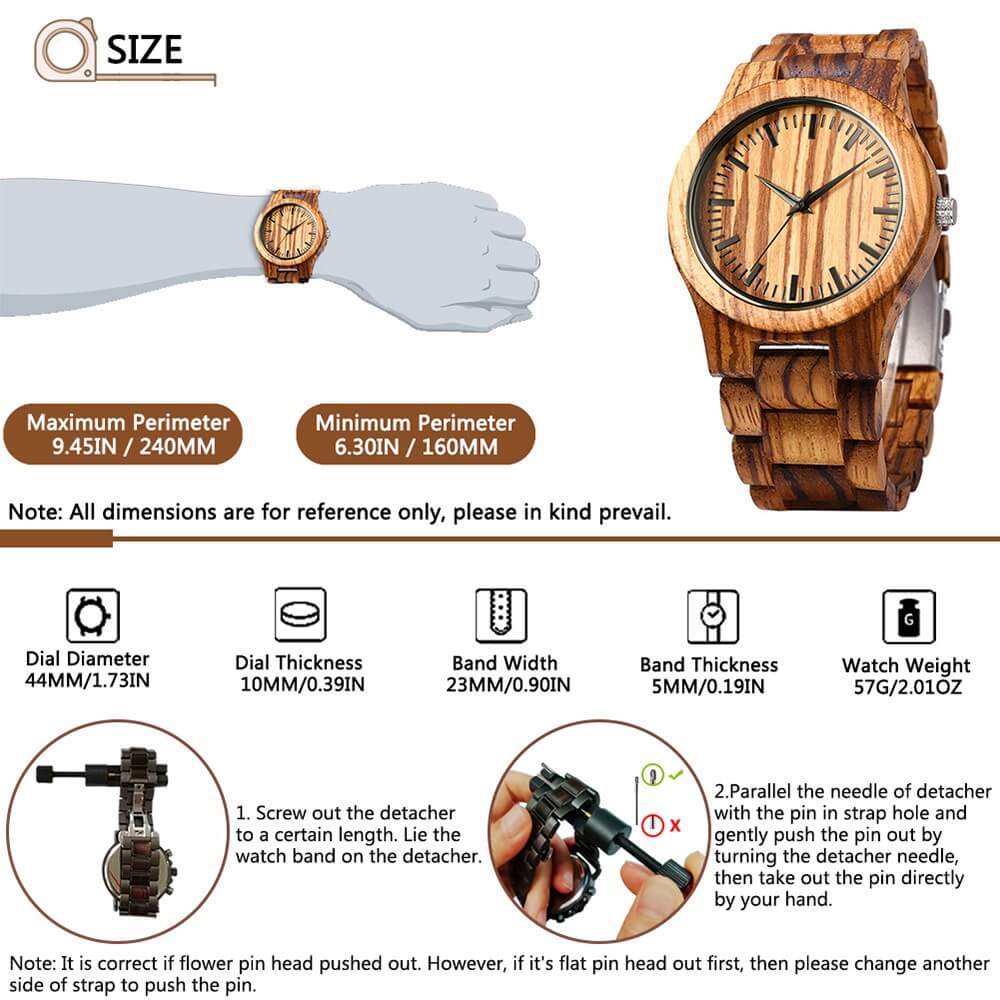 Men's Watch Sandalwood - WoodCraft4You