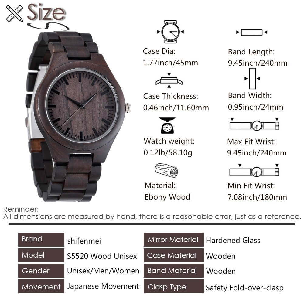 Men's Watch Sandalwood - WoodCraft4You