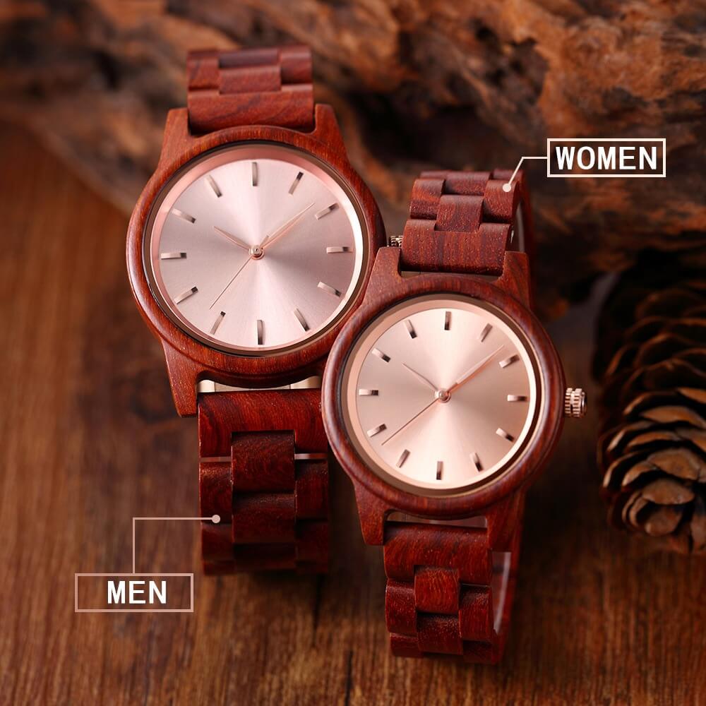 Minimalist Couple Watch Set - WoodCraft4You