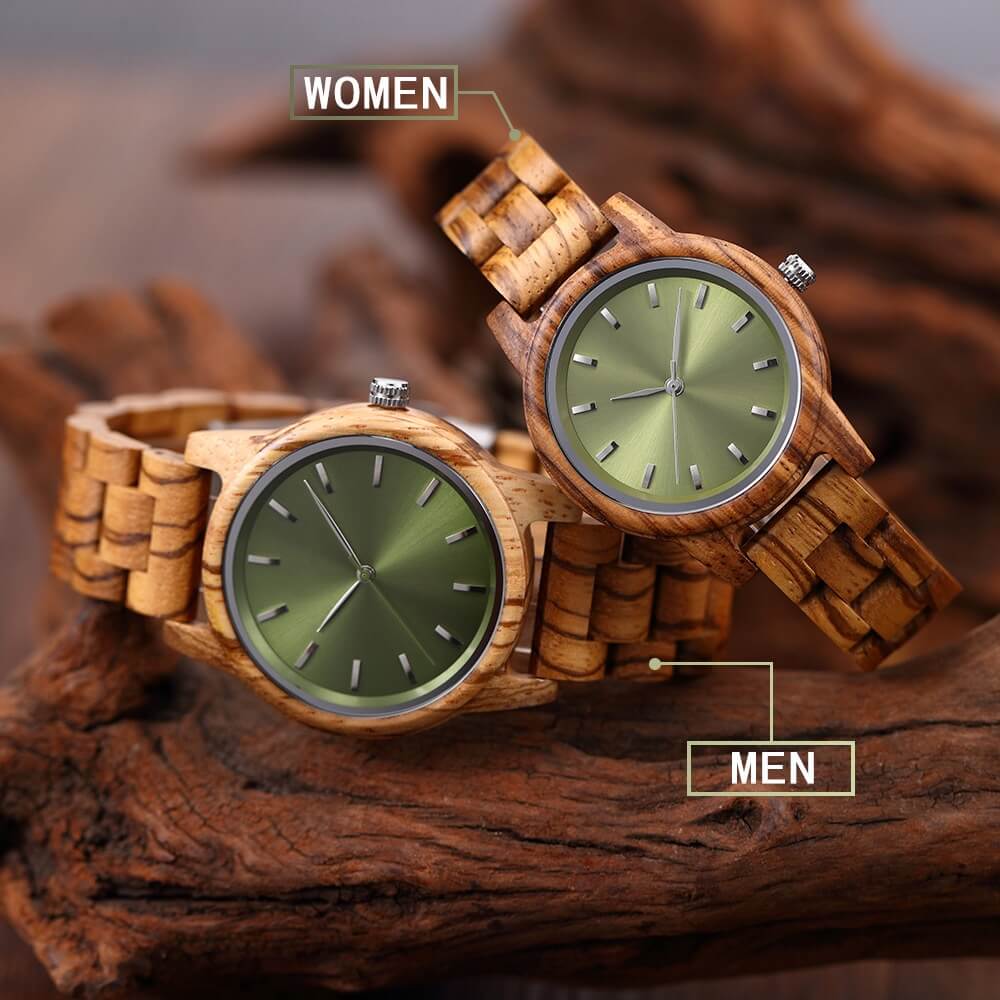 Minimalist Couple Watch Set - WoodCraft4You