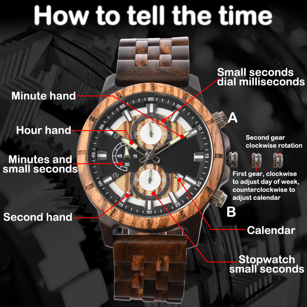 Multi - Function Sports Watch - WoodCraft4You