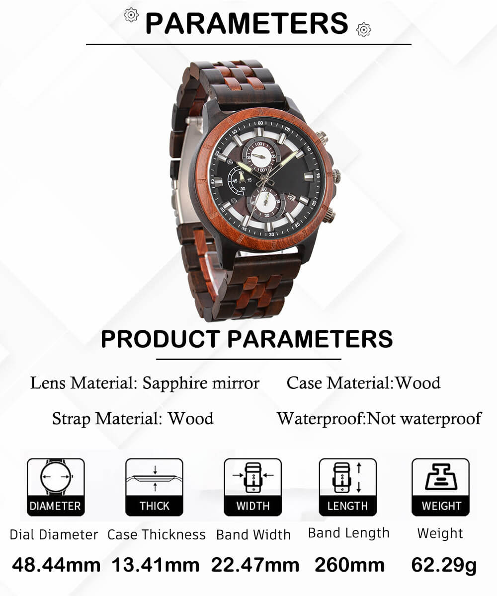 Multi - Function Sports Watch - WoodCraft4You