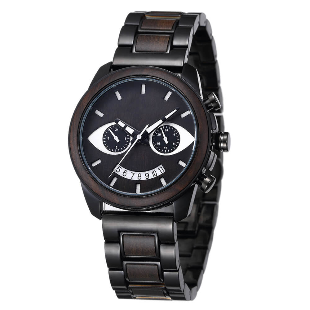 Smile Men Wooden Watch - WoodCraft4You