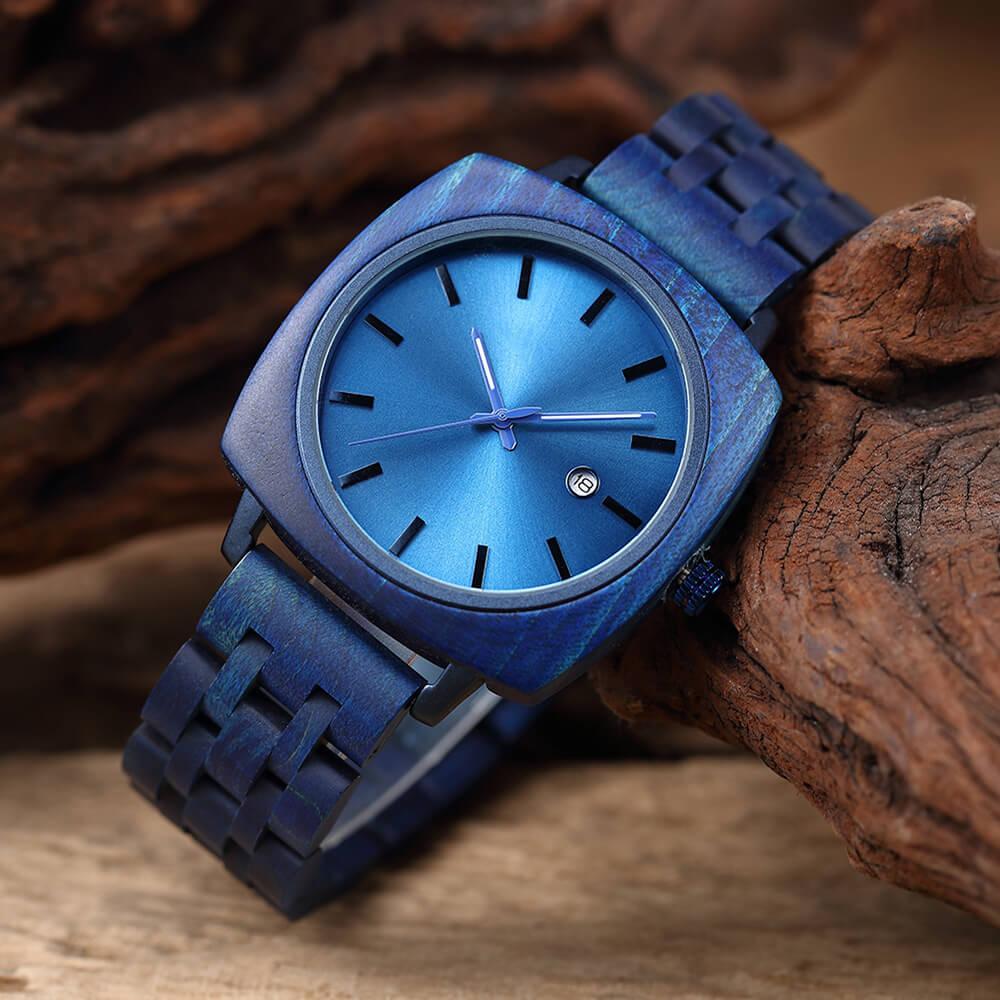 Square Wooden Lady Watch - WoodCraft4You