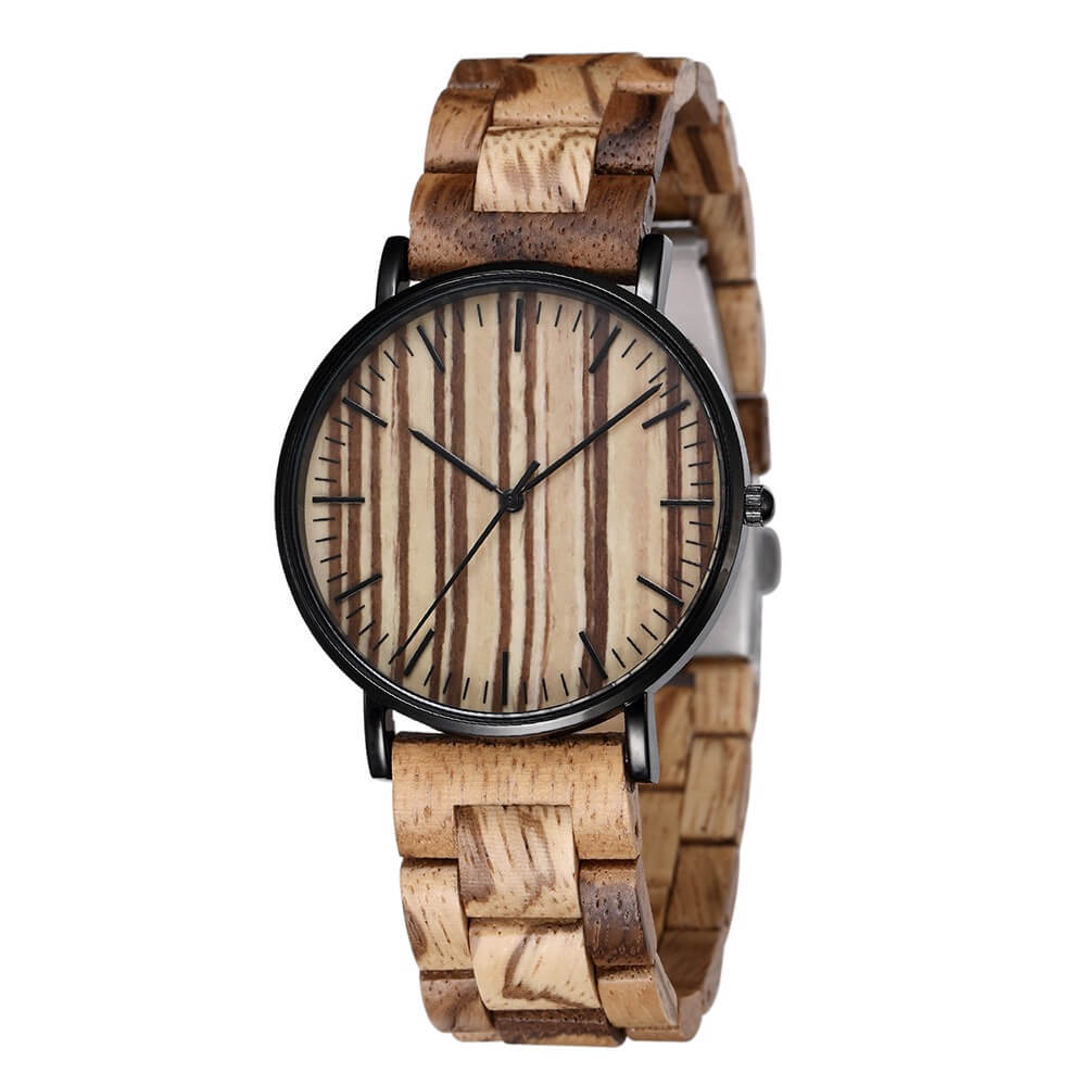 Wood Men Watch Ultra - thin - WoodCraft4You