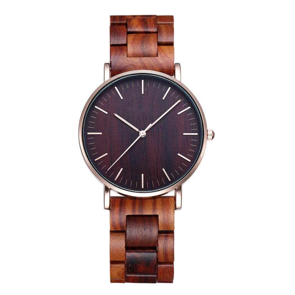 Wood Men Watch Ultra - thin - WoodCraft4You