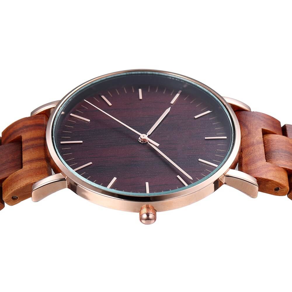 Wood Men Watch Ultra - thin - WoodCraft4You