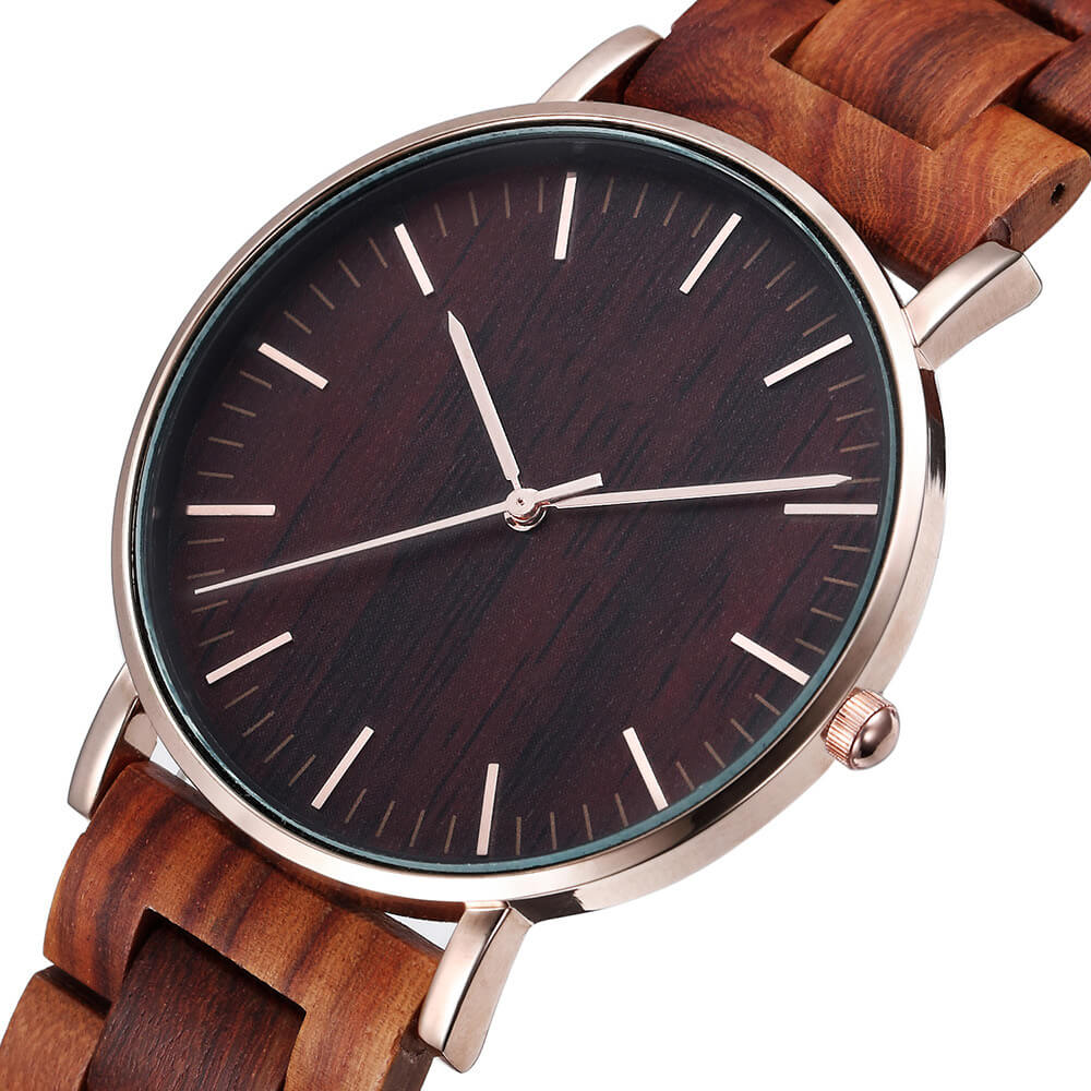 Wood Men Watch Ultra - thin - WoodCraft4You